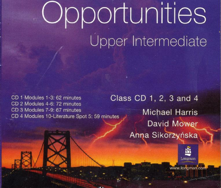 Opportunities Upper-Intermediate Level 1st Edition Class CD(х4) - аудиодиски