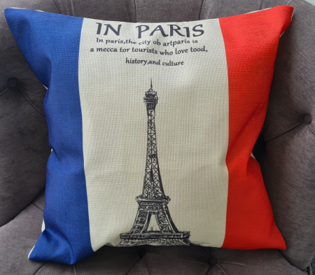 Декоративная наволочка в британском стиле 5, 45x45cm Декоративная наволочка в британском стиле 5, 45x45cm