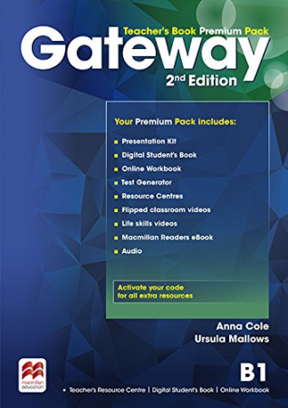 Gateway 2nd Edition Level B1 Teacher's Book Premium Pack - книга для учителя с кодом доступа