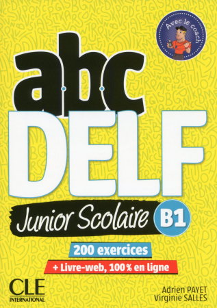 ABC DELF Junior scolaire В1 + Livre-web - учебник с диском
