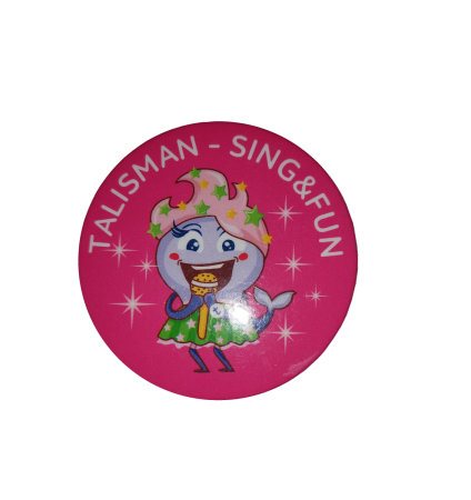 Значок розовый 