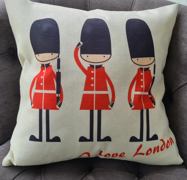 Декоративная наволочка в британском стиле 1, 45x45cm