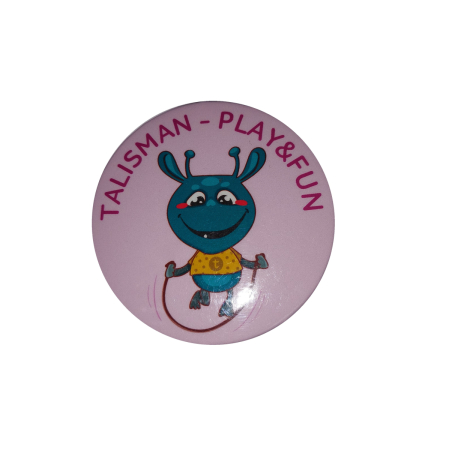 Значок сиреневый 