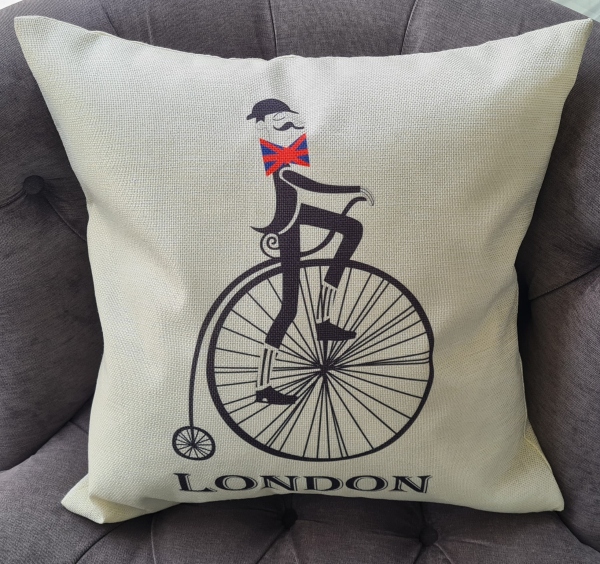 Декоративная наволочка в британском стиле 15, 45x45cm